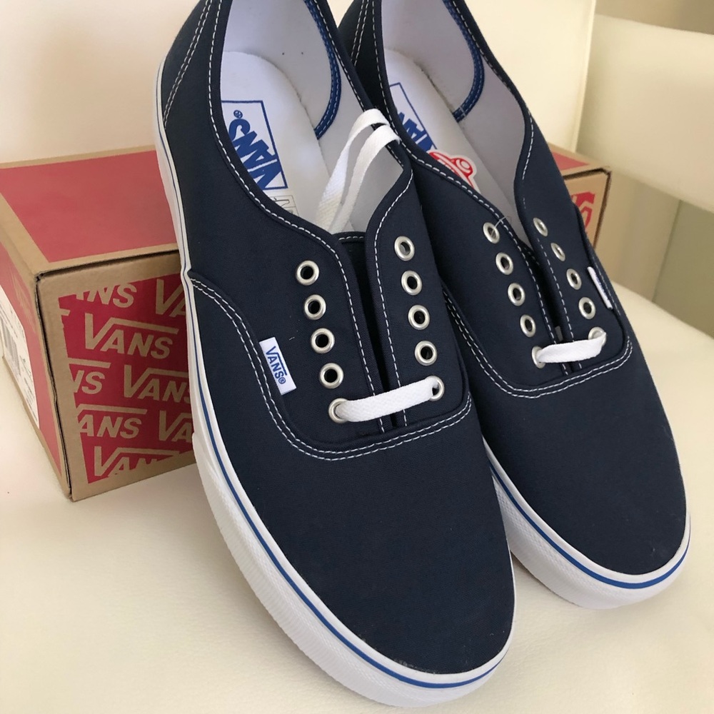 Nautical Blue Vans
